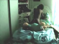 Spying on a kinky wife masturbating and getting slammed really hardcore